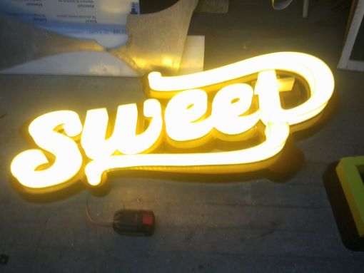  sweet cafe ışıklı kutu harf