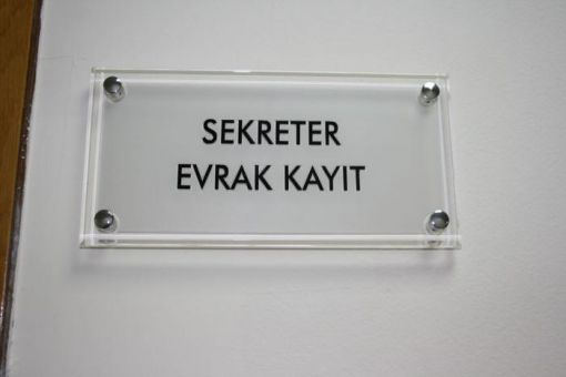  cam dekor kapı isimliği 03123124244