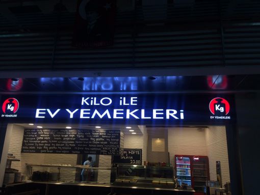  kğ- kilo ile ev yemekleri, ankara tabela