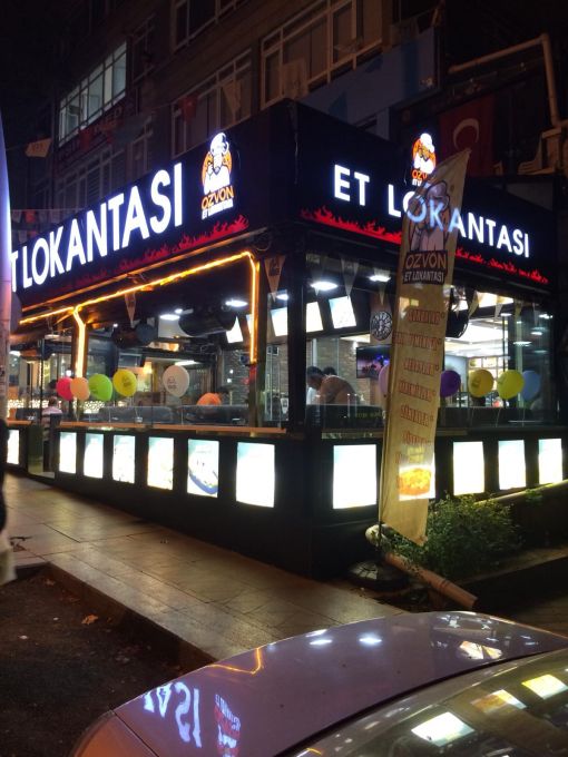  ıkıklı lokanta restourant tabelası